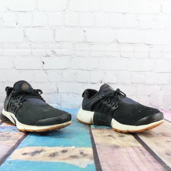Nike Air Presto Black White Mesh Gum Running Sneakers Size 8 M - Picture 3 of 9